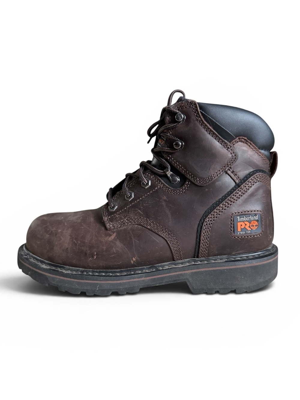 Timberland PRO Pit Boss 6” Steel Toe EH Work Boots Streetwear Brown Men’s 8.5W